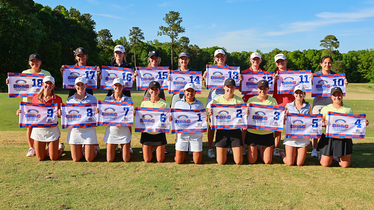 2026 ODAC Women's Golf Pin Flag Recipients
